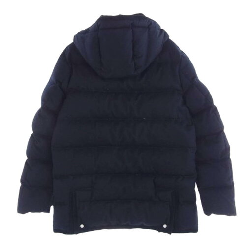 Mackintosh マッキントッシュ GD-004B ロロピアーナ ストームシステム 2WAY フード脱着 ウール ダウンジャケット ネイビー系 38 メンズ【古着】【中古】