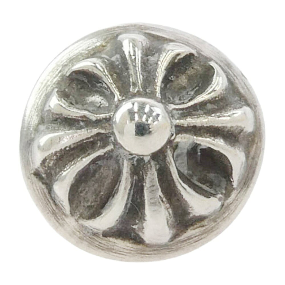 CHROME HEARTS クロムハーツ（原本無） STUD CRSBLL クロスボール スタッド ピアス シルバー系 メンズ【中古】