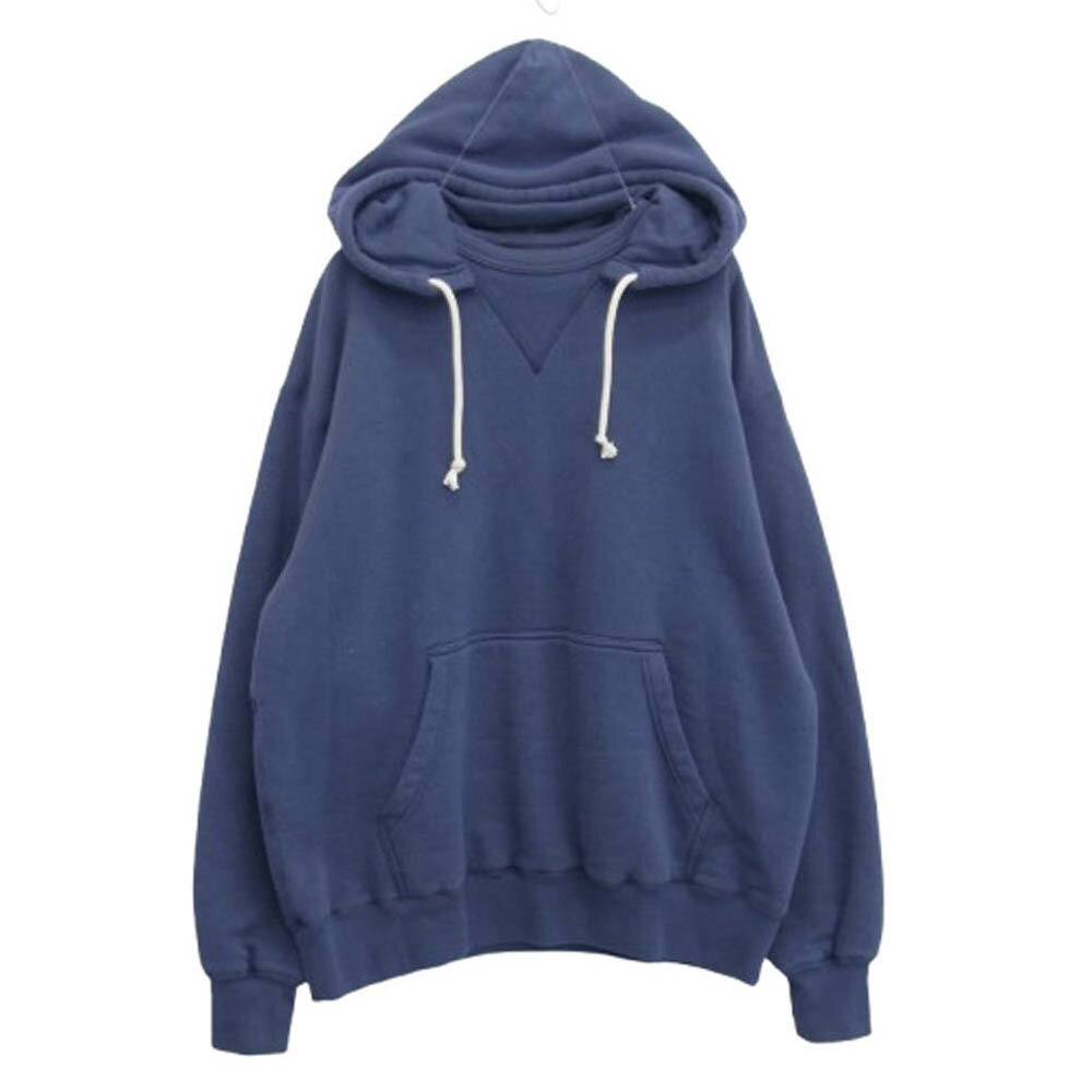 STANDARD CALIFORNIA スタンダードカリフォルニア SD Logo After Hood Sweat ロゴ アフター フード スウェット 後付け パーカー パープル系 XL メンズ【古着】【中古】