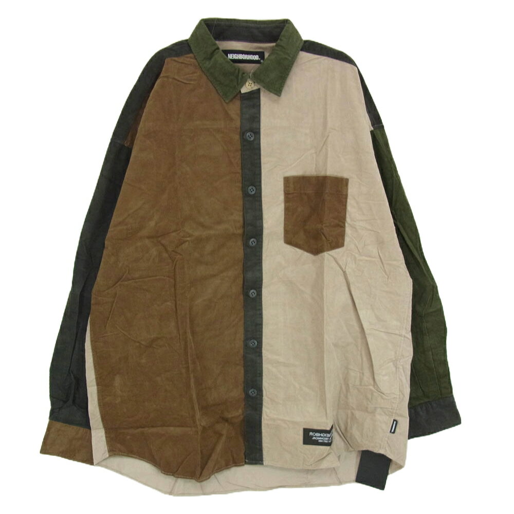 NEIGHBORHOOD ネイバーフッド 21AW 212TSNH-SHM04 CORD C-SHI