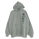 WTAPS ダブルタップス 23AW 232ATDT-HPM01S SIGN/HOODY/COTTON サイン フーディー コットン プルオーバー スウェット パーカー グレー系 X 03 【新古品】【未使用】 メンズ【古着】【中古】