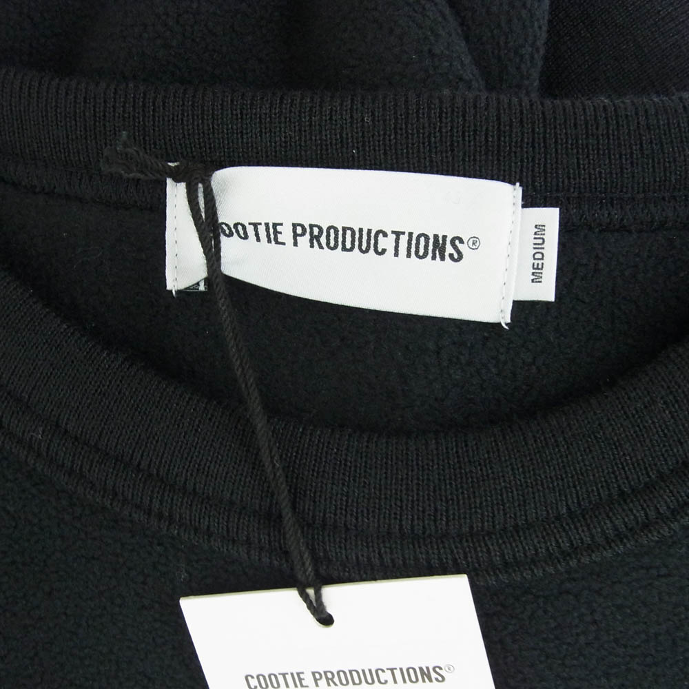 COOTIE クーティー 24AW CTE-24A330 Fleece Sweat Crew クルーネック フリース スウェット ブラック ブラック系 M メンズ【古着】【中古】