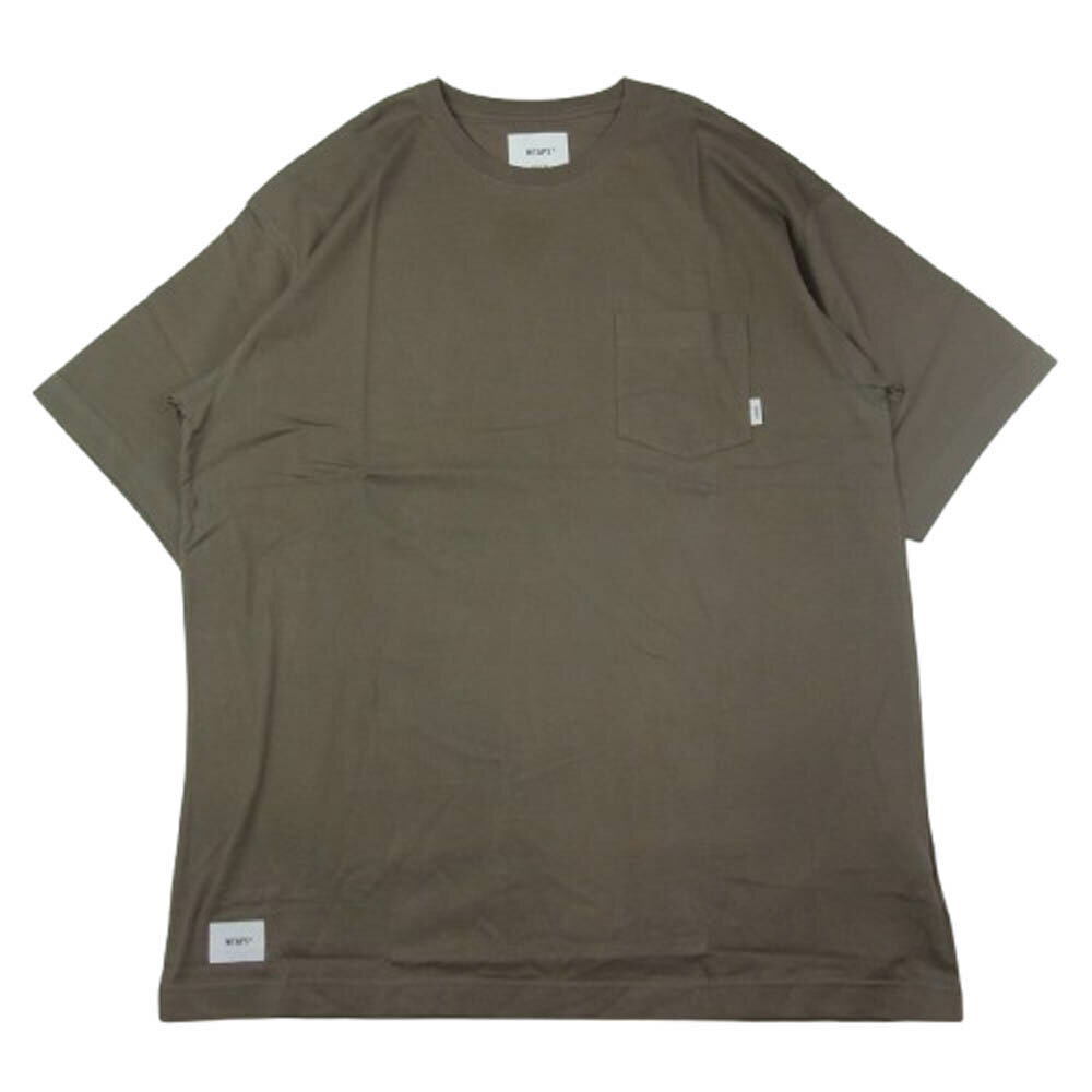 WTAPS ֥륿åץ 21SS 211ATDT-CSM03 BLANK SS COTTON ֥ åȥ 롼ͥå Ⱦµ T...