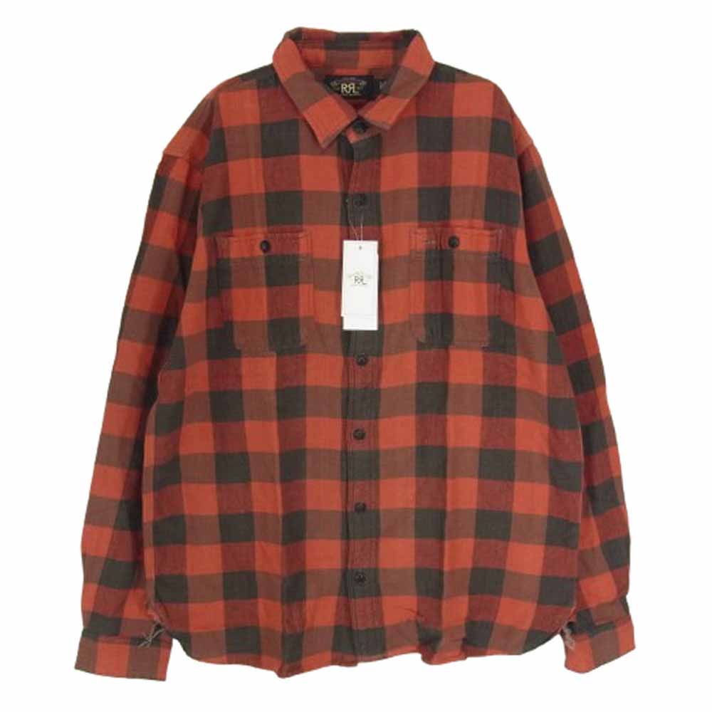 RRL ֥륢륨 782795229001 Matlock Plaid Twill Workshirt ĥ å Ĺµ ...