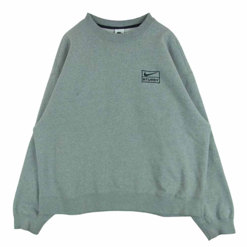 NIKE ʥ DO9337-063 STUSSY ƥ塼 FLEECE CREW GREY ɽ ե꡼ 롼ͥå ...