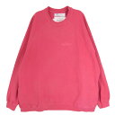 ダイリク DAIRIKU 22AW C-3 After School Water-repellent Pullover Sweater アフタースクール プルオーバー スウェット レッド系 L メンズ【古着】【中古】