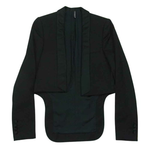 DIOR HOMME ディオールオム 06SS 6EF2028020 エディ期 スワローテイル タキシード 燕尾 ジャケット ブラック系 40 メンズ【古着】【中古】 DIOR HOMME ディオールオム 06SS 6EF2028020 エディ期 スワローテイル タキシード 燕尾 ジャケット ブラック系 40 メンズ【古着】【中古】