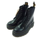 Dr.Martens ドクターマーチン 15265001 ORIGINALS BOOTS POLISHED SMOOTH JADON PLATFORM 8ホール ブーツ ブラック系 UK7 【極上美品】 メンズ【中古】