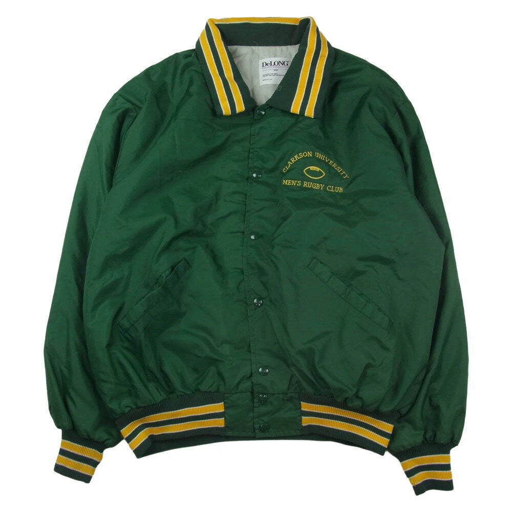 DeLONG スタジャン 希少 グリーン サイズ40 USED DeLONG スタジャン 希少 グリーン サイズ40 USED DeLONG スタジャン