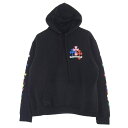 CHROME HEARTS クロムハーツ(原本無) MLTCOL CEM CRS HD PLVR マルチカラー セメタリークロスプリント プルオーバー パーカー...