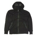 C.P.Company シーピーカンパニー 18CMS028A-005086W Zipped Hooded Sweatshirt ゴーグル フルジップ スウェット パーカー ブラック系 L メンズ【古着】【中古】