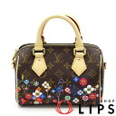 ルイ・ヴィトン スピーディ20 LV×TM M14175 モノグラム レディースボストンバッグ ブラウン【中古】