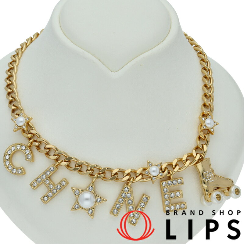 シャネル 2024 クルーズ ローラースケート チョーカー (ヘッド(約cm):縦2.0×横2.2×奥行1.0 チェーン:約..