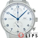 IWC ポルトギーゼ 腕時計（メンズ） 【新品】【箱 保証書】 インターナショナルウォッチカンパニー IWC ポルトギーゼ クロノグラフ ウォッチ Portugieser Chronograph IW371617 SS メンズ時計 ホワイト