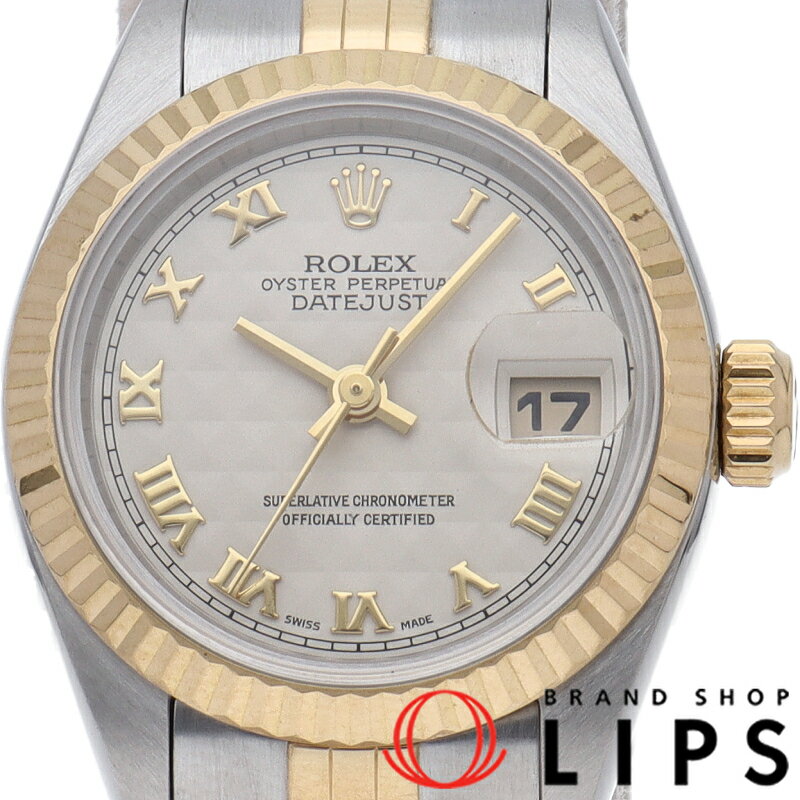 【中古】 ロレックス デイトジャスト レディース時計 ピラミッド Datejust Ladies 69173(T) K18YG/SS レディース時計