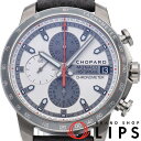  ショパール グランプリ モナコ ヒストリック クロノグラフ 44.5mm 世界500本限定 Grand Prix De Monaco Historique Chronograph 168570-3002 SS/チタン/レザー メンズ時計 シルバー