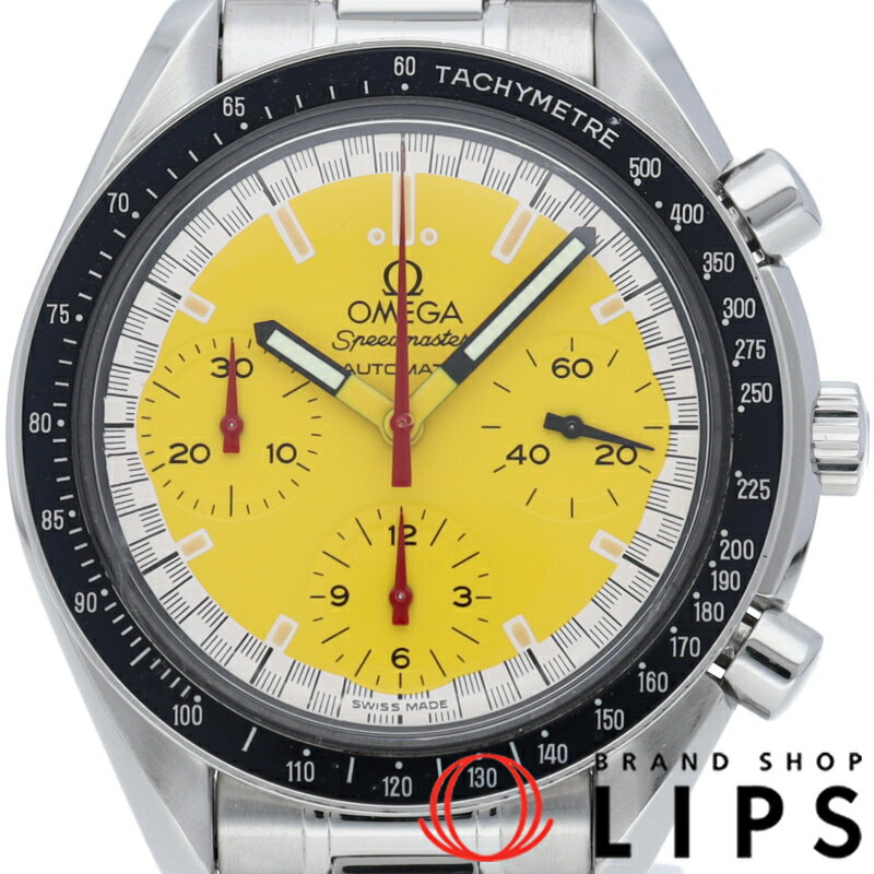 【中古】 オメガ スピードマスター レーシング クロノグラフ 39mm Speedmaster Racing 3510.12 SS メンズ時計 イエロー