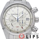 【中古】【箱】 セイコー グランドセイコー スプリングドライブ クロノグラフ GMT 43.5mm スポーツ コレクション Grand Seiko Sport Collection Spring Drive Chronograph SBGC201/9R86-0AA0 SS メンズ時計 シルバー