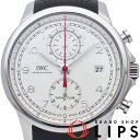 【中古】【箱 保証書】 インターナショナルウォッチカンパニー IWC ポルトギーゼ ヨットクラブ クロノグラフ Portugieser Yacht Club Chronograph IW390502 SS/ラバー メンズ時計 シルバー