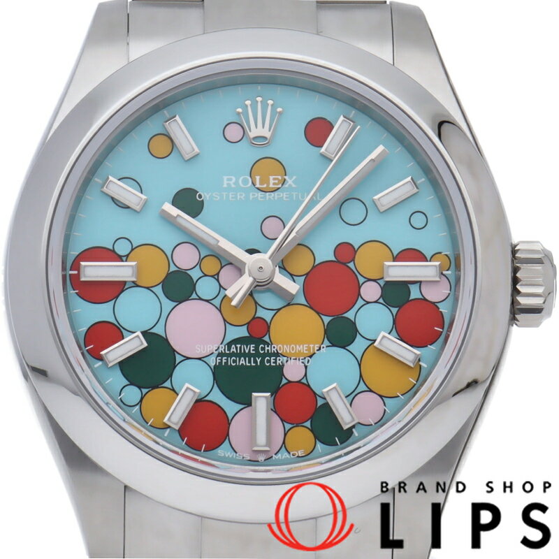 【新品】【箱 保証書】 ロレックス オイスター パーペチュアル 31 セレブレーション モチーフ Oyster Perpetual 31 Celebration Motif 277200(ランダム) SS レディース時計 ターコイズブルーのサムネイル