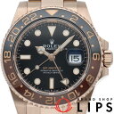 【中古】【箱 保証書】 ロレックス GMTマスター2 ウォッチ GMT-Master II 126715CHNR K18PG メンズ時計 ブラック