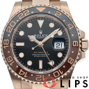 【新品】【箱 保証書】 ロレックス GMTマスター2 ウォッチ GMT-Master II 126715CHNR K18PG メンズ時計 ブラック