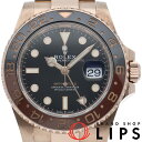 【中古】【箱 保証書】 ロレックス GMTマスター2 ウォッチ GMT-Master II 126715CHNR K18PG メンズ時計 ブラック