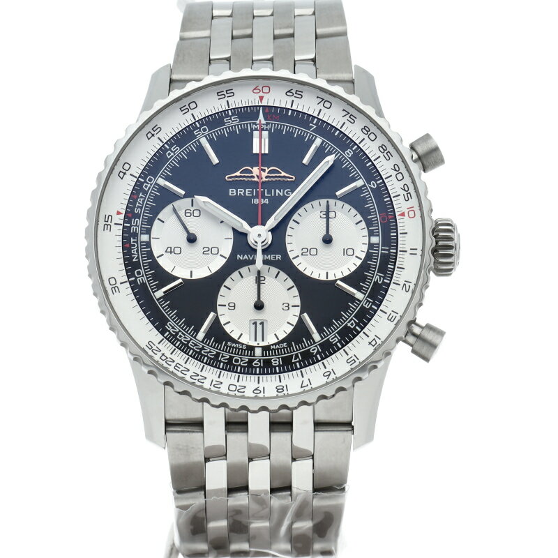【新品】【箱 保証書】 ブライトリング ナビタイマー B01 クロノグラフ 41 Navitimer B01 Chronograph 41 AB0139/AB0139211B1A1 SS メンズ時計 ブラック