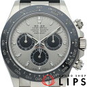 【中古】【箱 保証書】 ロレックス コスモグラフ デイトナ ウォッチ スチールブラック Cosmograph Daytona 116519LN K18WG/ラバ...