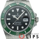 【新品】【箱 保証書】 ロレックス サブマリーナデイト ウォッチ グリーン Submariner Date Green 126610LV SS メンズ時計 ブラック(2)