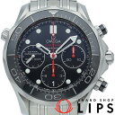 【中古】【箱 保証書】 オメガ シーマスター ダイバー300M コーアクシャル クロノグラフ 41.5mm Seamaster Diver 300M Co-Axial Chronograph 212.30.42.50.01.001 SS メンズ時計 ブラック(2)