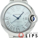 【中古】【箱 保証書】 カルティエ バロンブルー ドゥ カルティエ ウォッチ 33mm オートマチック Ballon Bleu de Cartier 33mm WSBB0062 SS レディース時計 アイスブルー
