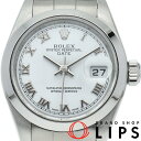 【中古】【箱 保証書 修理書】 ロレックス オイスターパーペチュアルデイト レディース時計 Oyster Perpetual Date 79160(Y) SS レディース時計 ホワイト