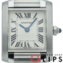 【中古】【保証書】 カルティエ タンクフランセーズSM ウォッチ Tank Francaise SM W51008Q3 SS レディース時計 シルバー
