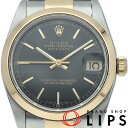 【中古】【箱 保証書】 ロレックス デイトジャスト ボーイズ時計 Datejust Boyz 78243(A) K18YG/SS ユニセックス時計 ブラック