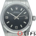 【中古】 ロレックス オイスターパーペチュアル ボーイズ時計 Oyster Perpetual Boys 77080(K) SS レディース時計 ブラック