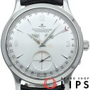 【中古】【箱 保証書】 ジャガー・ルクルト マスターカレンダー トリプルカレンダー ウォッチ 37mm Master Triple Date 140.8.87/Q147812A SS/革 メンズ時計 シルバー