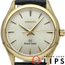 【中古】【箱】 セイコー グランドセイコー メンズ時計 Grand Seiko SBGX016/9F61-0A30 K18YG/革 メンズ時計 ホワイト