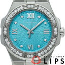 【中古】【箱 保証書】 ショパール アルパインイーグル ウォッチ 36mm ダイヤベゼル 8Pダイヤ マリタイムブルー Alpine Eagle 298601-3008 SS レディース時計 マリタイムブルー