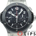 【中古】【箱 保証書】 ウブロ ビッグバン クロノグラフ スチール セラミック 44mm Big Bang 301.SB.131.RX SS/セラミック/ラバー メンズ時計 ブラック