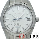 【中古】【箱 保証書】 セイコー グランドセイコー メンズ時計 スプリングドライブ Grand Seiko Spring Drive SBGA011/9R65-0AE0 チタン メンズ時計 ホワイト