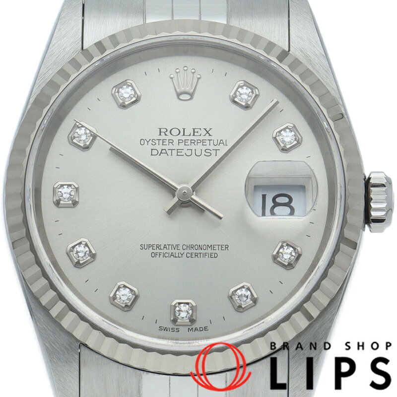 ֥ɥåסåץ㤨֡š å ǥȥ㥹 󥺻 10P Datejust Mens 16234G(A K18WG/SS 󥺻 СפβǤʤ966,000ߤˤʤޤ