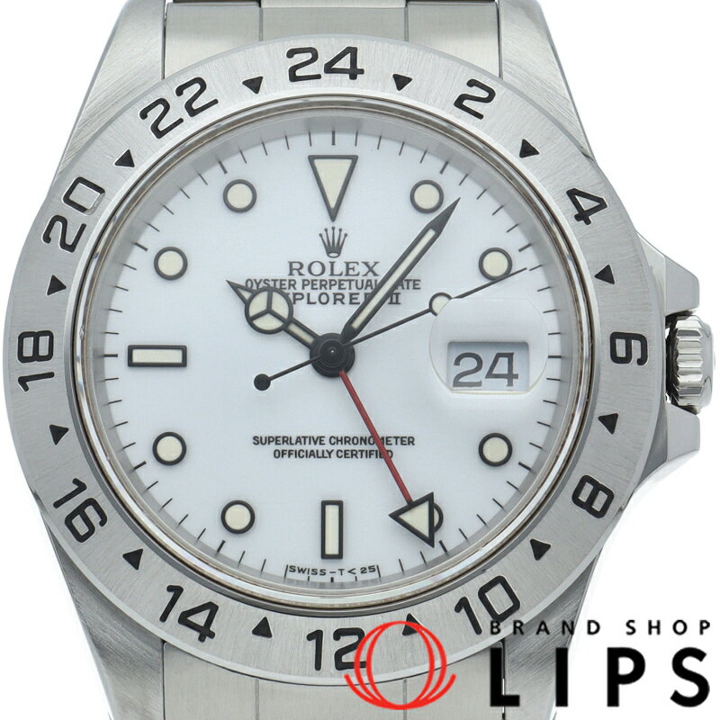 【中古】【箱 保証書】 ロレックス エクスプローラー2 トリチウム シングルバック...