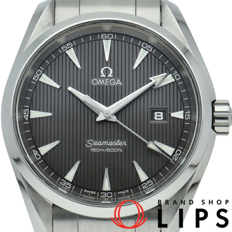 【中古】【箱 保証書】 オメガ シーマスター アクアテラ クォーツ 38.5mm Seamaster ...