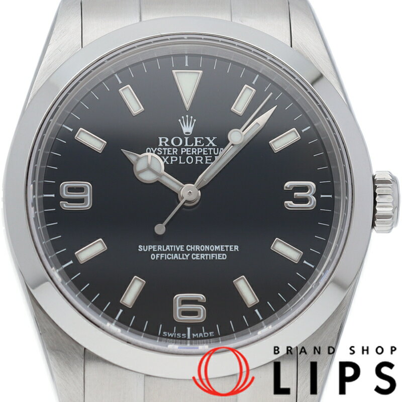【中古】【箱 保証書】 ロレックス エクスプローラー1 Explorer 1 114270(Y) SS メ...
