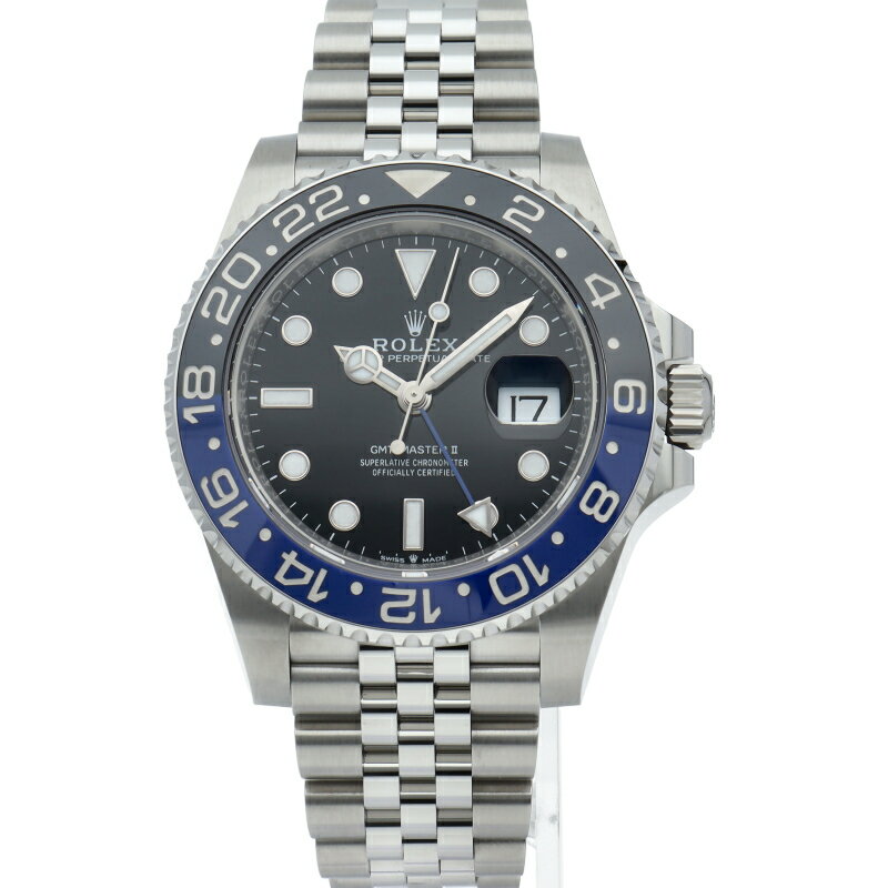 【新品】【箱 保証書】 ロレックス GMTマスター2 ウォッチ ジュビリー GMT-Master II 126710BLNR SS メンズ時計 ブラック