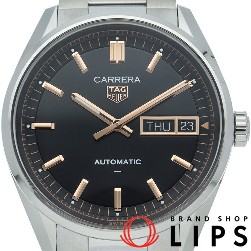 【中古】【箱 保証書】 タグ・ホイヤー カレラ デイデイト キャリバーTH31-02 Carrera Day-Date WDA2111.BA0043 SS メンズ時計 ブラック(2)