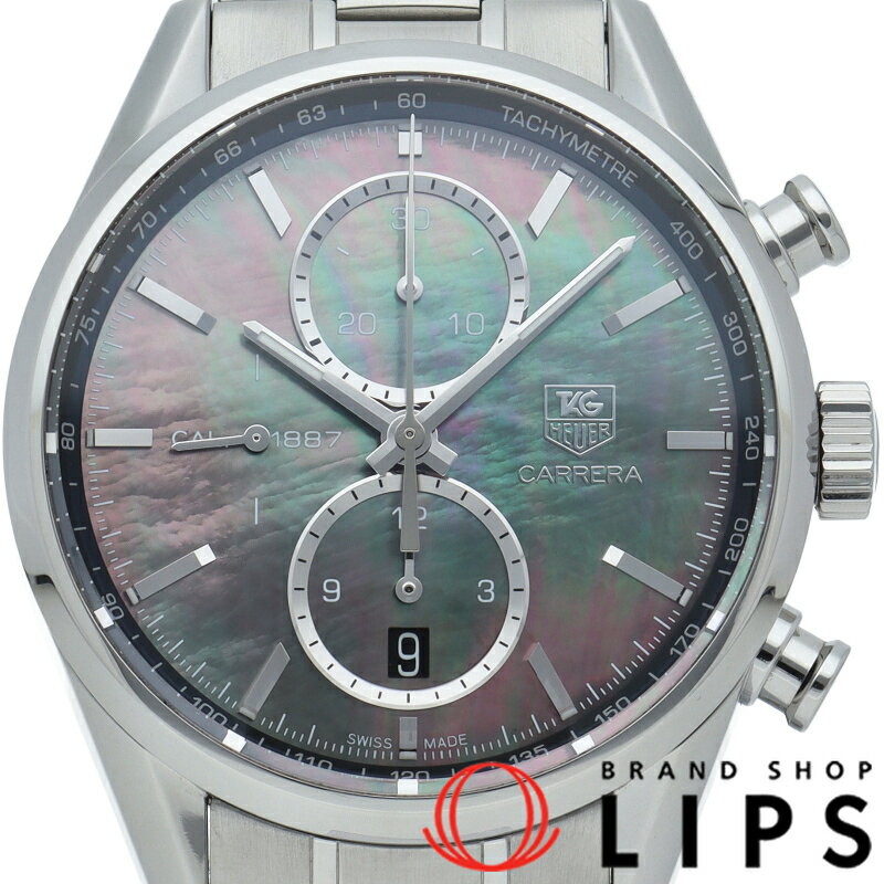 【中古】【箱】 タグ・ホイヤー カレラ キャリバー1887 クロノグラフ ブラックシェル 日本限定400本 Carrera Chronograph Calibre 1887 CAR211D.BA0724 SS メンズ時計 ブラックシェル