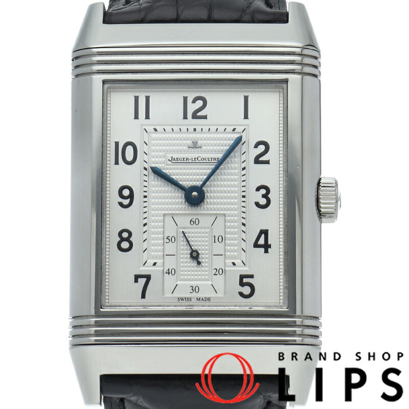 【中古】【箱】 ジャガー・ルクルト グランドレベルソ 976 ウォッチ Grande Reverso 976 273.8.04/Q3738420 SS/革 メンズ時計 シルバー
