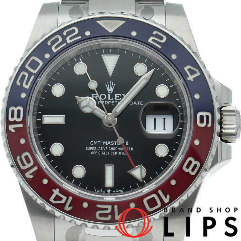 【新品】【箱 保証書】 ロレックス GMTマスター2 ウォッチ オイスター GMT-Master II 126710BLRO SS メンズ時計 ブラック